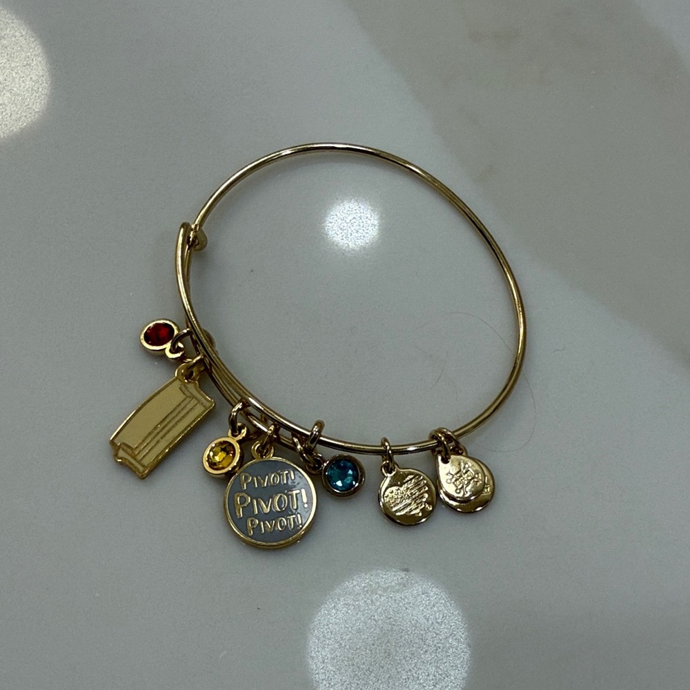 Gold Charm Bracelet with Friends Accessories Alex and Ani